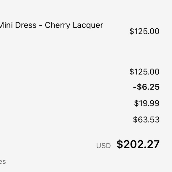 Marla Mini Dress - Cherry Lacquer - Picture 2 of 2